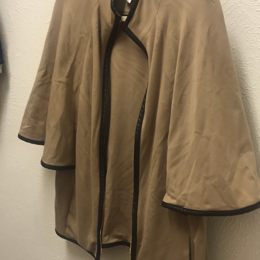Brown and black jacket